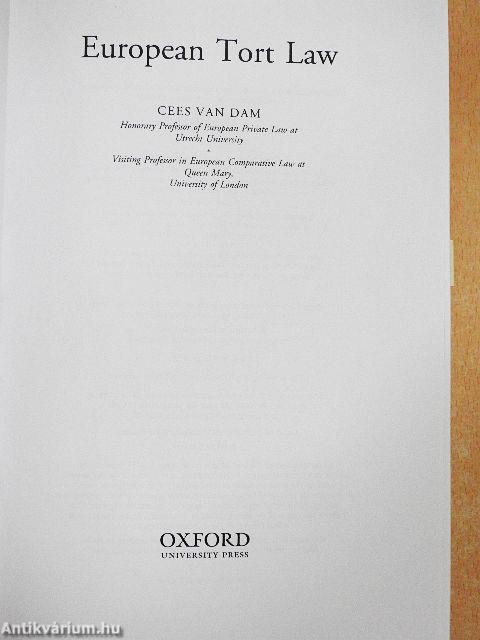 European Tort Law