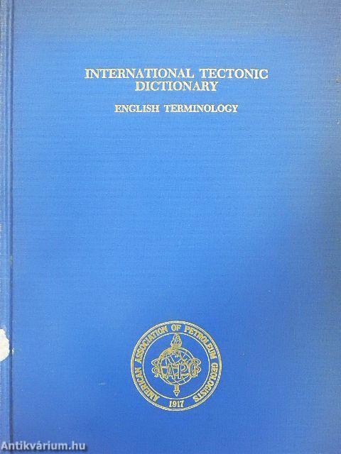 International Tectonic Dictionary