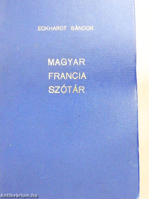 Magyar-francia szótár