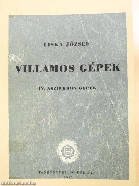 Villamos gépek IV.
