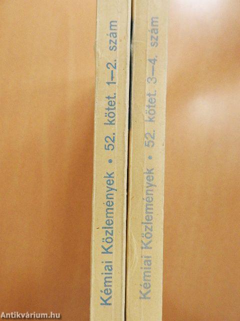 Kémiai Közlemények 1979/1-4.