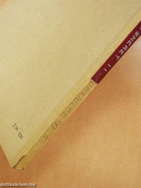 Anyagismeret és technológia II.