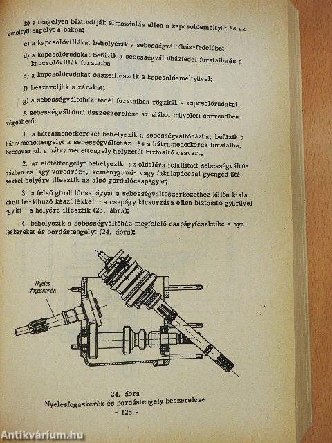 Gépjárműjavítás technológia II.