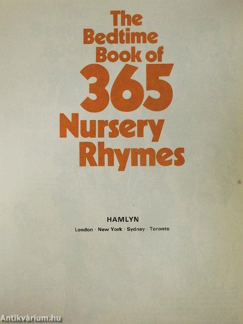 The Bedtime Book of 365 Nursery Rhymes