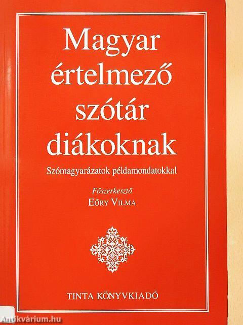 Magyar értelmező szótár diákoknak