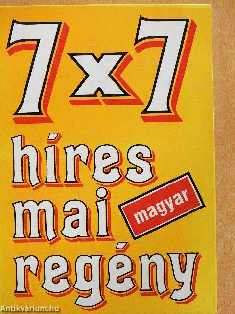 7x7 híres mai magyar regény