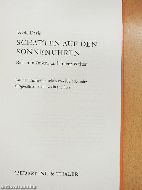 Schatten auf den Sonnenuhren