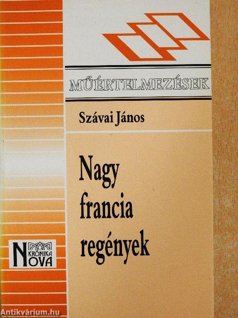 Nagy francia regények