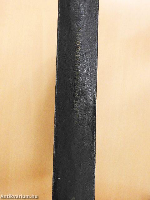 Villért műszaki katalógus 1961. I.