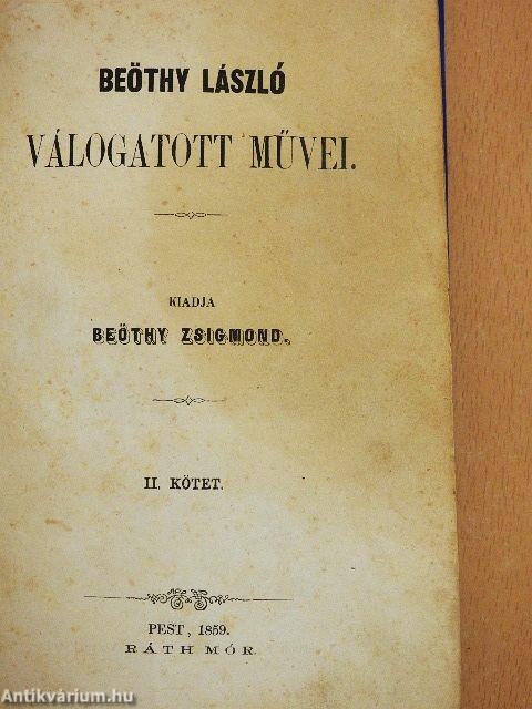 Beöthy László válogatott művei II.