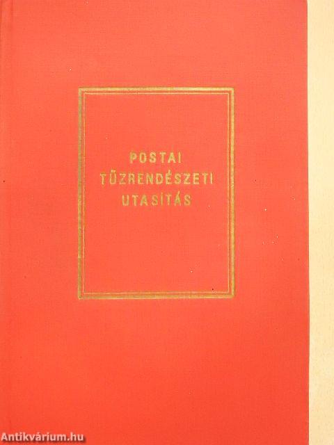 Postai tűzrendészeti utasítás