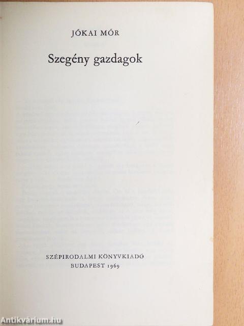 Szegény gazdagok
