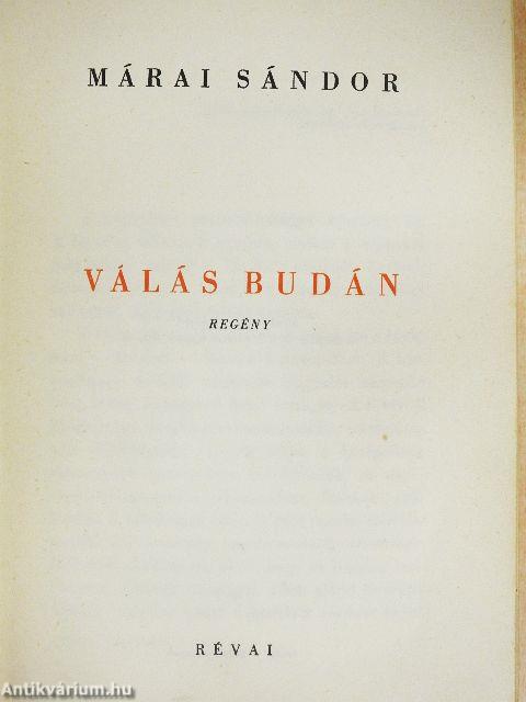 Válás Budán