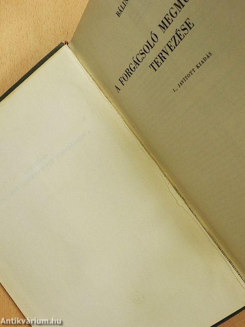 A forgácsoló megmunkálás tervezése