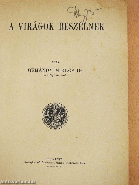 A virágok beszélnek