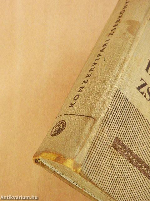 Konzervipari zsebkönyv