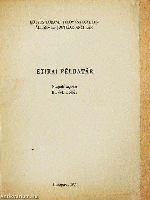 Etikai példatár