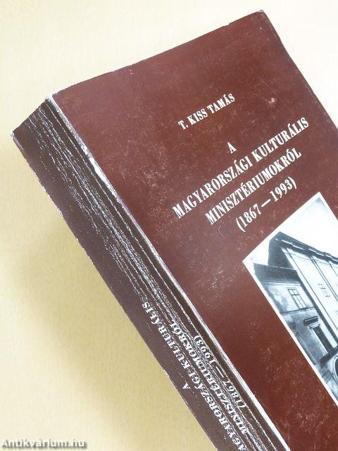 A magyarországi kulturális minisztériumokról