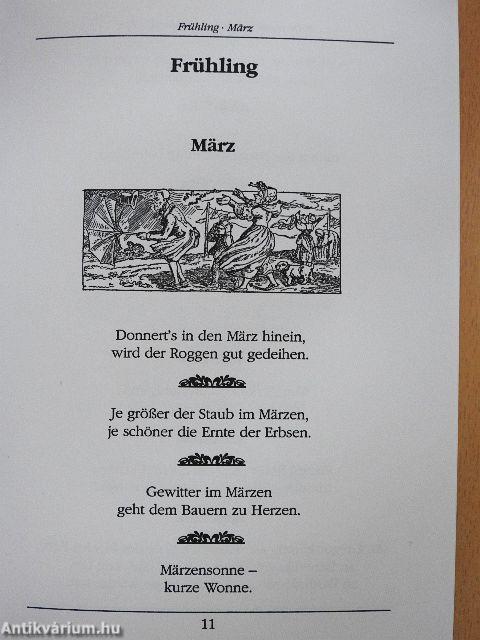 Bauernweisheiten für das ganze Jahr