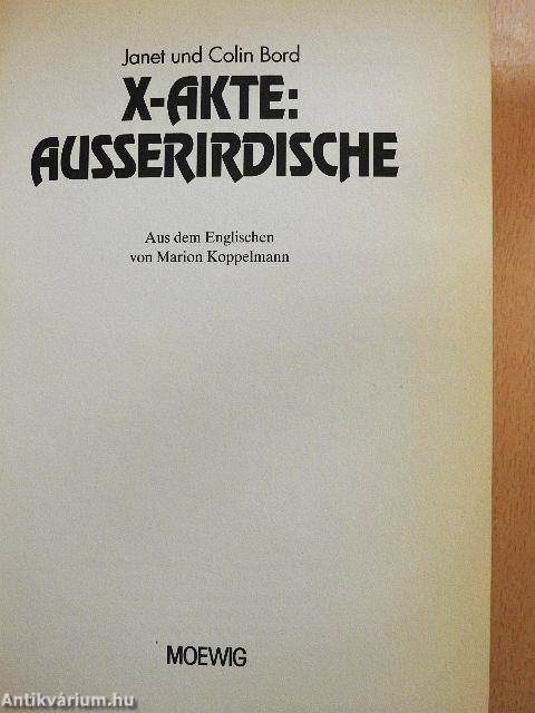 X-Akte: Ausserirdische