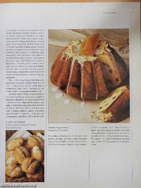 Szakácskönyv kenyérsütő gépekhez