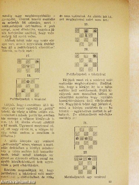 A sakkjáték elemei I.