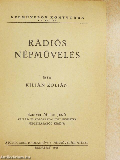 Rádiós népművelés