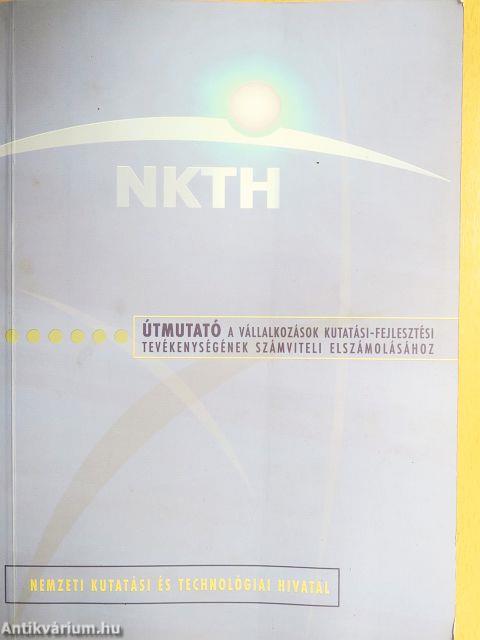 Útmutató a vállalkozások kutatási-fejlesztési tevékenységének számviteli elszámolásához