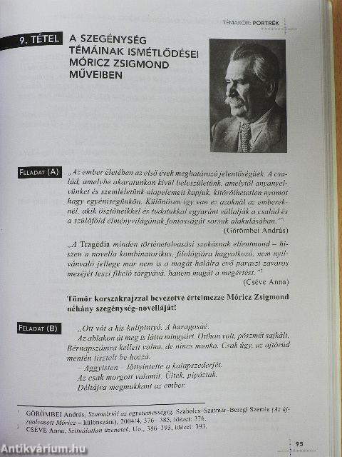 Emelt szintű magyar szóbeli érettségi