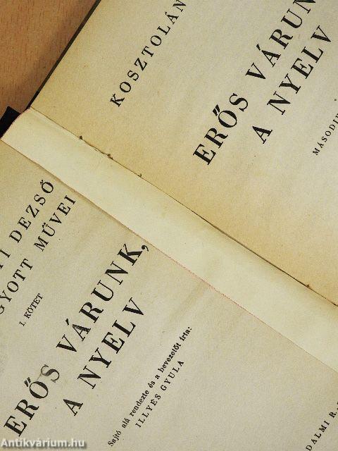 Erős várunk, a nyelv