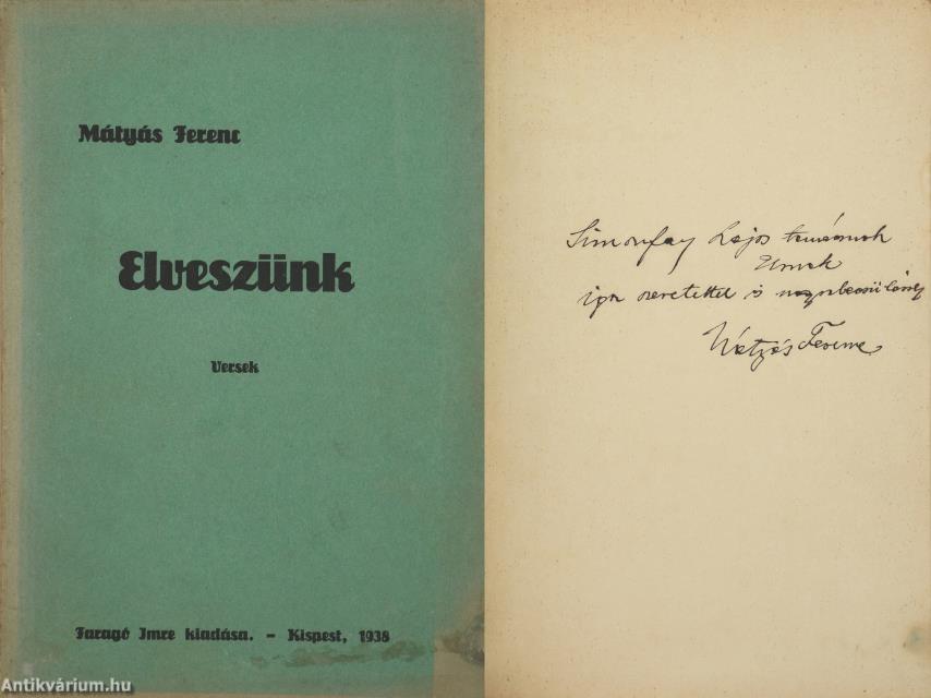 Elveszünk (dedikált példány)