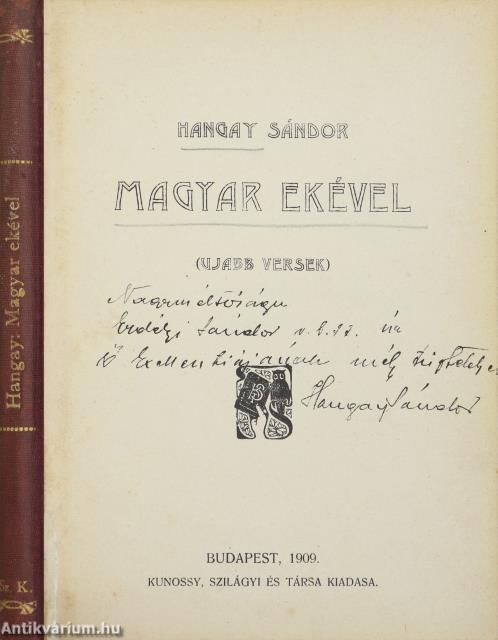 Magyar ekével (dedikált példány)