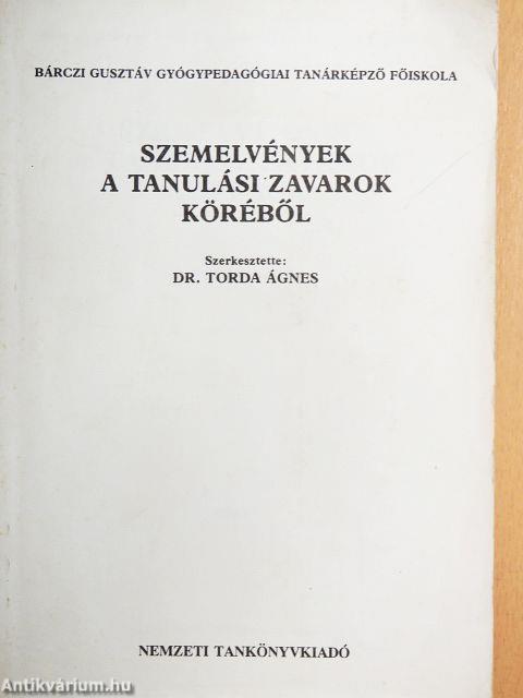 Szemelvények a tanulási zavarok köréből