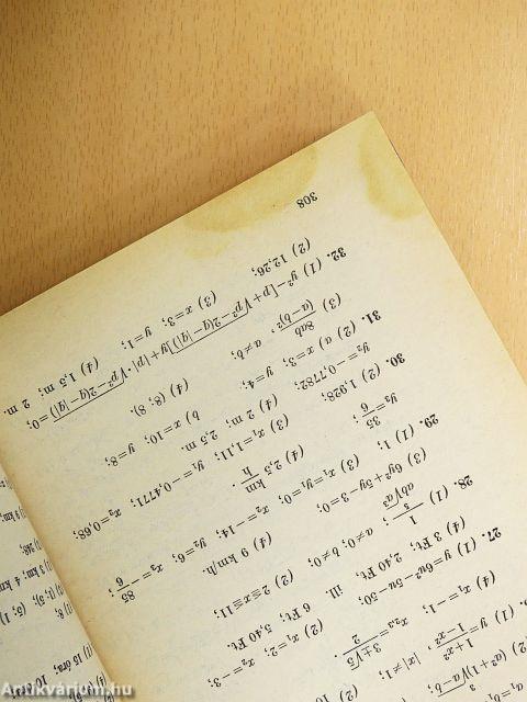 Matematikai feladatgyűjtemény II.
