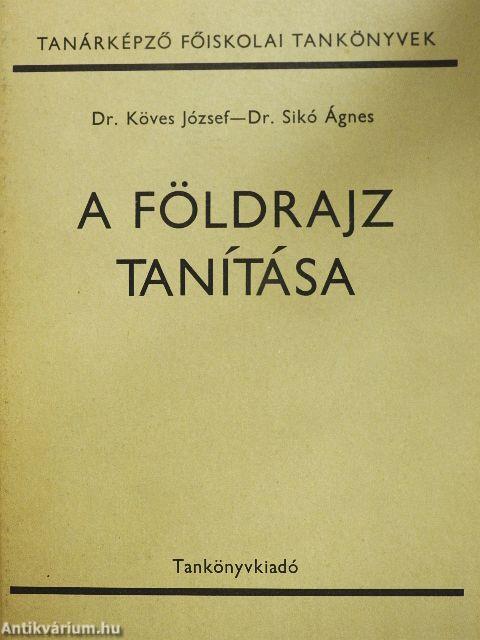 A földrajz tanítása