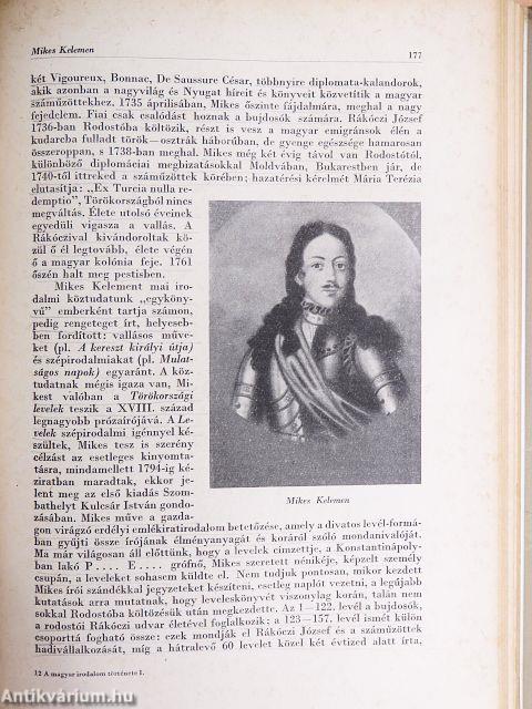 A magyar irodalom története 1849-ig