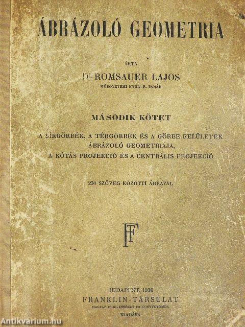 Ábrázoló geometria II.