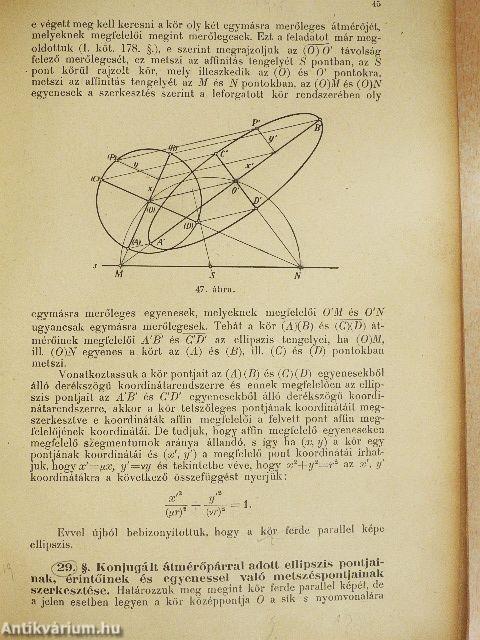 Ábrázoló geometria II.