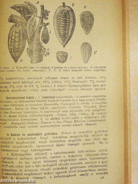 Áruismeret és vegytan II.