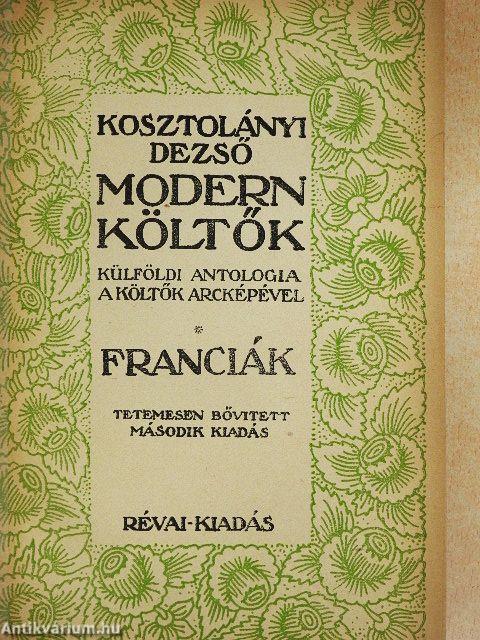 Modern költők I-III.