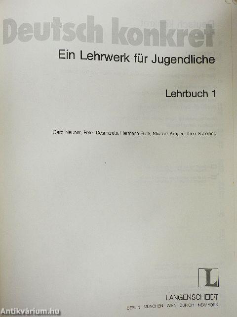 Deutsch konkret - Lehrbuch 1.