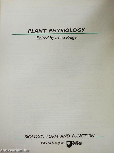Plant Physiology