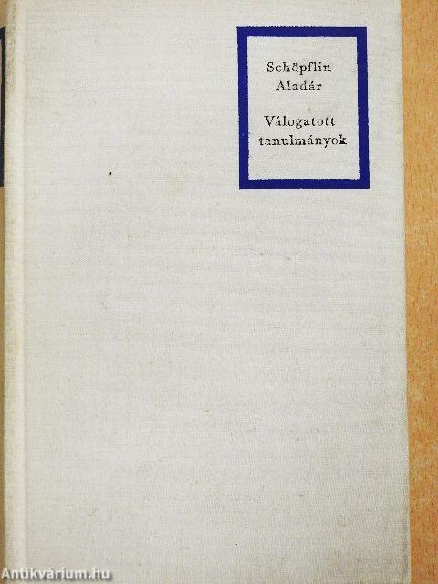 Válogatott tanulmányok