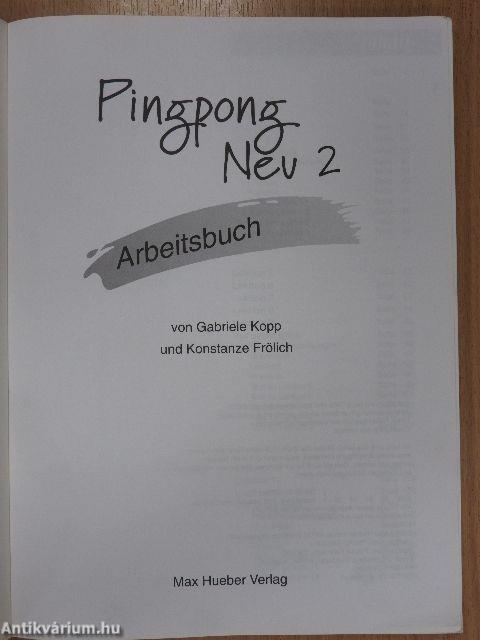 Pingpong Neu 2. - Arbeitsbuch