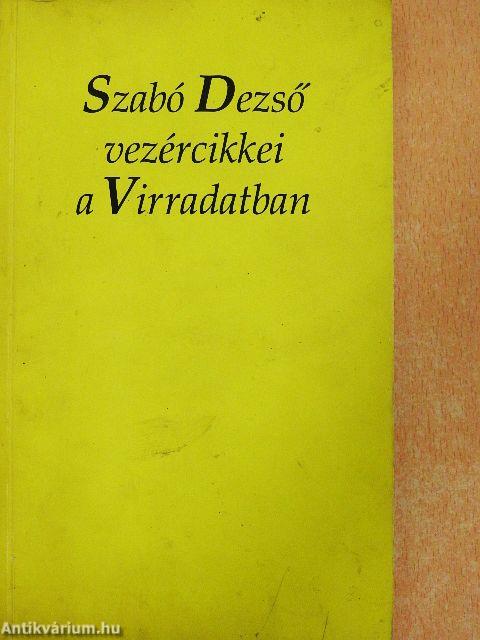 Szabó Dezső vezércikkei a Virradatban
