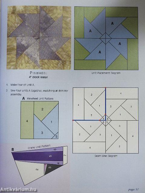 Beautiful Foundation-Pieced Quilt Blocks
