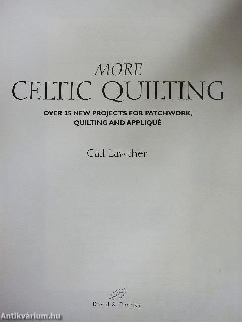 More Celtic Quilting