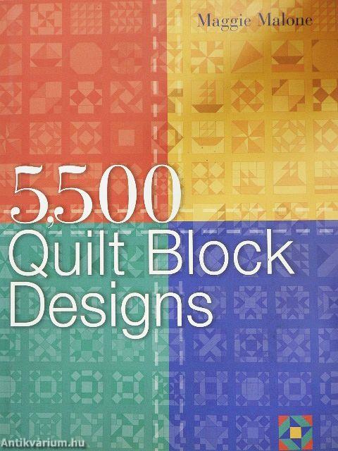 5,500 Quilt Block Designs