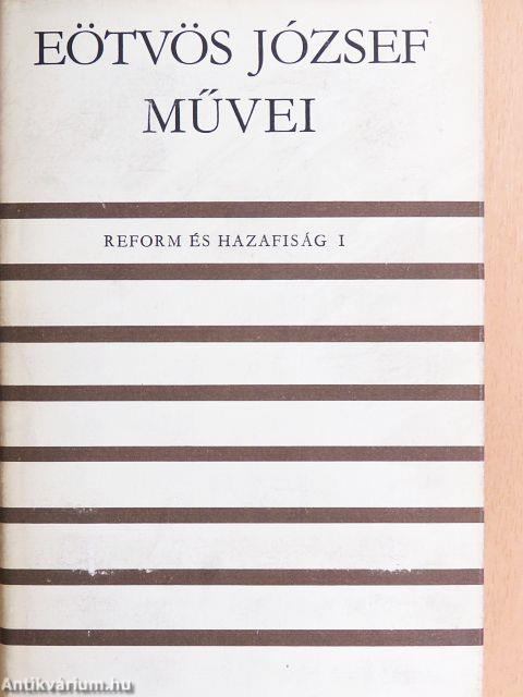 Reform és hazafiság I-III.