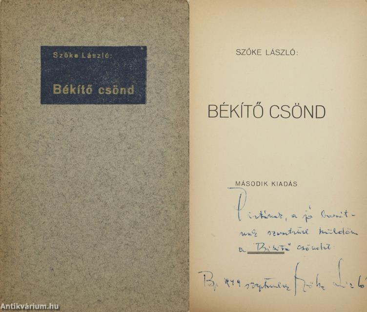 Békítő csönd (dedikált példány)